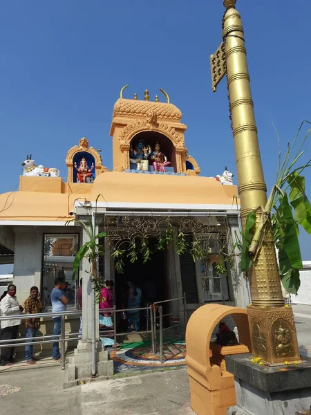 Mandya Karnataka India Oct 2020 Hermosa Vista Del Templo Sri — Foto de Stock