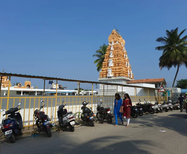 Mandya Karnataka India Oct 2020 Beautiful View Sri Arkeshwara Swamy — стокове фото