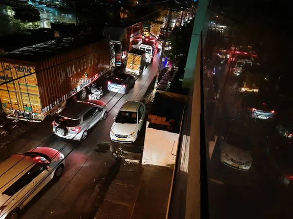 Bangalore Karnataka India Nov 2020 Beautiful Night View Yelachenahalli Green — Stock Photo, Image