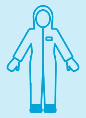 Corona Virüsü veya Covid 19 İşareti, Sembol ve simgeler, Corona Virüsü, Virüslü Parçalar, Giysiler vb. 'nin çizimi veya çizimi, düzenlenebilir çizim çizimi