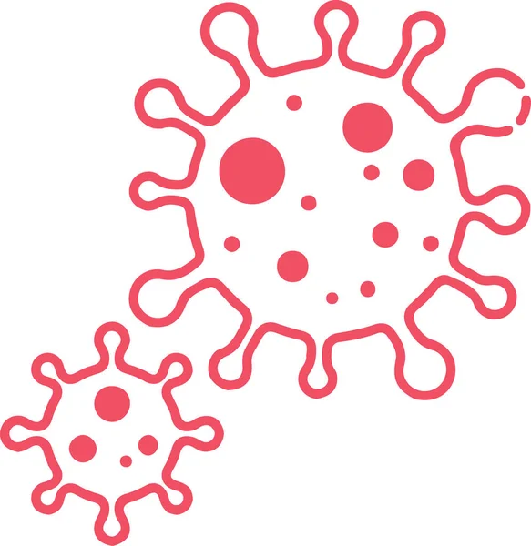 Drawing Sketch Corona Virus Covid Sign Symbol Icons Corona Virus — стоковий вектор