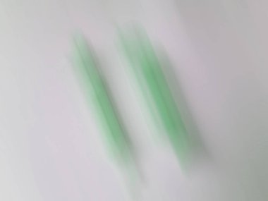 Beyaz Arkaplanda Yeşil Renk Yüzey Hareket Bulanıklığının Kapanışı