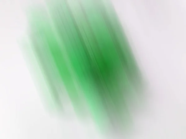 Closeup Green Color Surface Motion Blur White Background — Stock Photo, Image