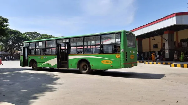 Maddur Karnataka India Nov 2020 Close Van Maddur Bus Stand — Stockfoto