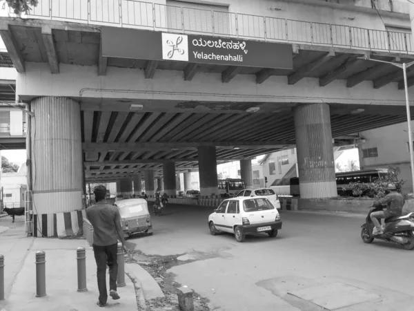 Bangalore Karnataka India Oct 2020 Κλείσιμο Της Πράσινης Γραμμής Σταθμός — Φωτογραφία Αρχείου