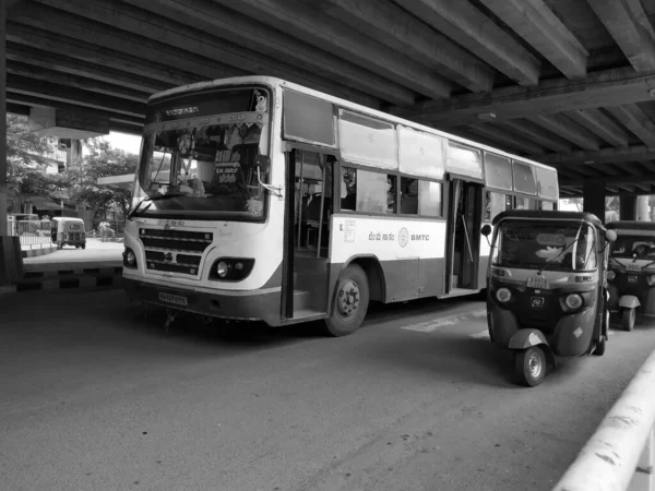 Bangalore Karnataka India Ottobre 2020 Primo Piano Dei Veicoli Movimento — Foto Stock