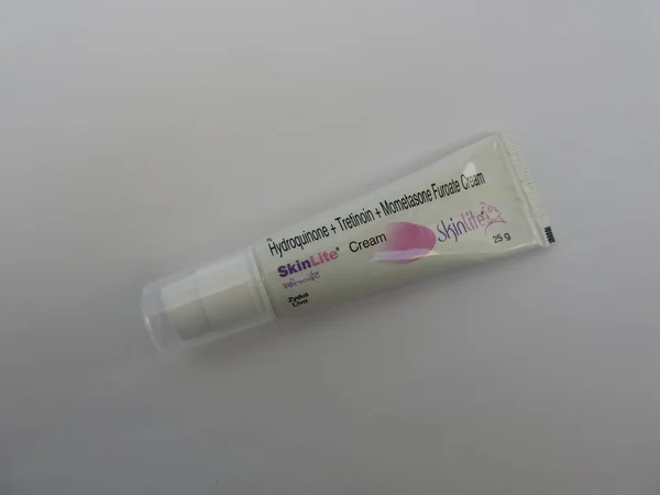 Bangalore Karnataka India Dec 2020 Primo Piano Skinlite Cream 25G — Foto Stock