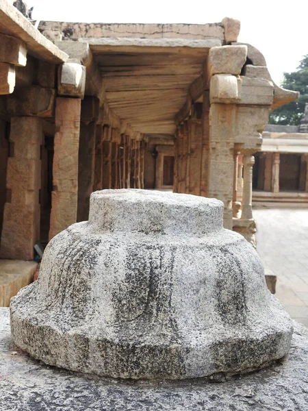 Detailní Záběr Krásného Hinduistického Chrámu Veerabhadra Lepakshi Státě Andhra Pradesh — Stock fotografie