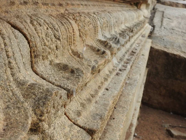 Close Belo Templo Hindu Veerabhadra Localizado Lepakshi Estado Indiano Andhra — Fotografia de Stock