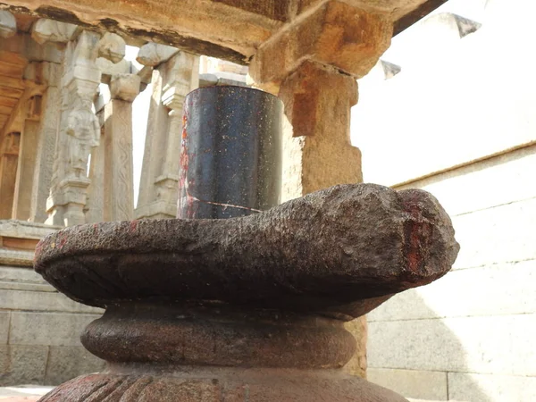 Close Belo Templo Hindu Veerabhadra Localizado Lepakshi Estado Indiano Andhra — Fotografia de Stock