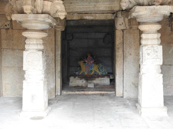 Gros Plan Magnifique Temple Hindou Veerabhadra Situé Lepakshi Dans État — Photo