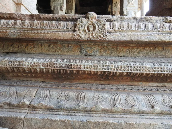 Close Belo Templo Hindu Veerabhadra Localizado Lepakshi Estado Indiano Andhra — Fotografia de Stock