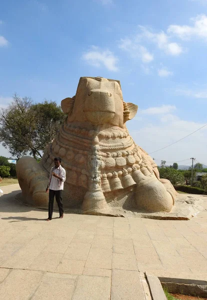 Lepakshi Anantpur Andhra Pradesh Jan 2021 Primer Plano Hermosa Enorme —  Fotos de Stock