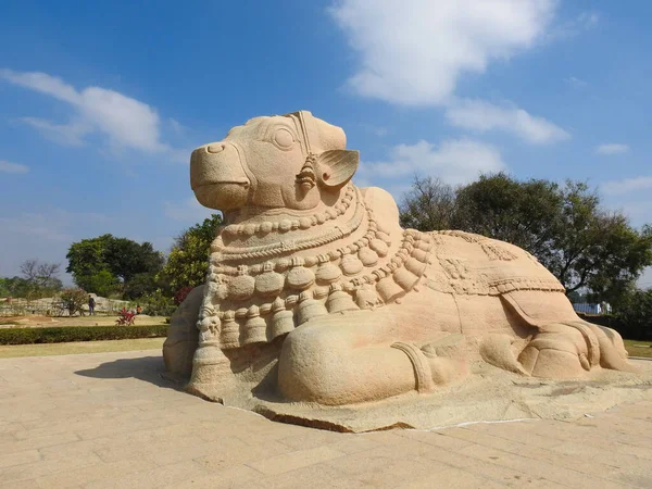 Lepakshi Anantpur Andhra Pradesh Jan 2021 Gros Plan Belle Énorme — Photo