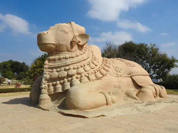 Lepakshi Anantpur Andhra Pradesh Jan 2021 Nahaufnahme Von Schönen Riesigen — Stockfoto