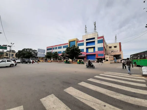 Бангалор Штат Карнатака Индия Января 2021 Года Вид Здание Станцию — стоковое фото