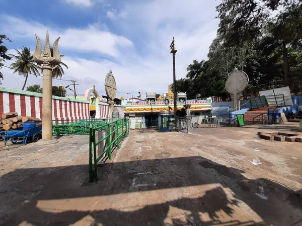 Bangalore Karnataka India Jan 2021 Closeup Sri Gavi Gangadhareshwara Temple — ภาพถ่ายสต็อก