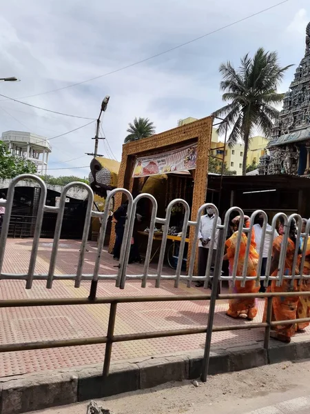 Bangalore Karnataka Hindistan Ocak 2021 Magadi Yolu Angala Parameshwari Kalika — Stok fotoğraf