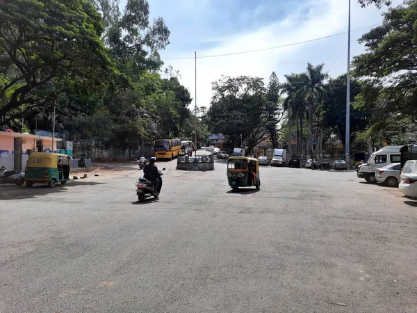 Bangalore Karnataka India Jan 2021 Close Van Prachtige Gavipura Gavipuram — Stockfoto