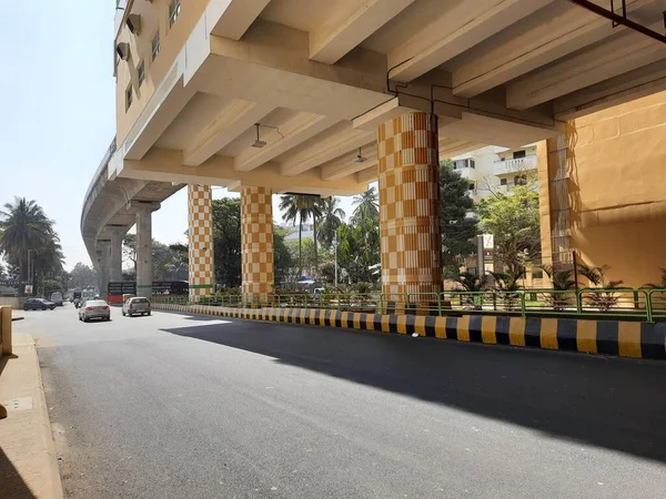 Bangalore Karnataka India Jan 2021 Closeup Beautiful View Green Line — 스톡 사진