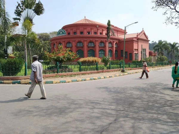 Bangalore Karnataka India Jan 2021 Closeup State Central Library Building — стокове фото