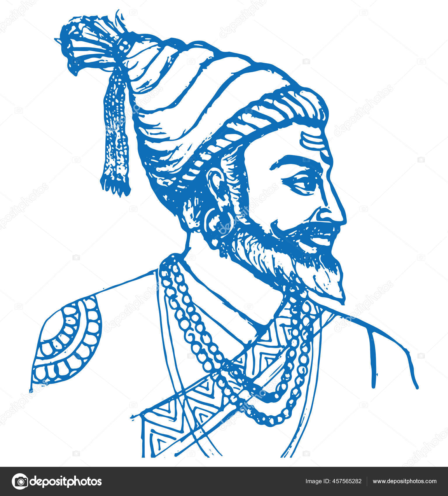 Shivaji Maharaj Drawing Projects :: Photos, videos, logos, illustrations  and branding :: Behance