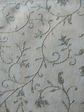 Renkli soyut geometrik tekrarlayan kumaş deseni ve deseni yakın plan