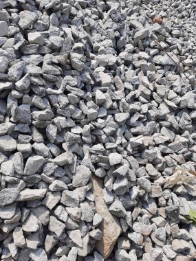 İnşaat malzemelerinin yakın plan küçük taş dokusu ve arka plan