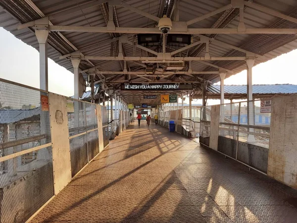 Bangalore Karnataka India Apr 2021 Primo Piano Della Stazione Ferroviaria — Foto Stock