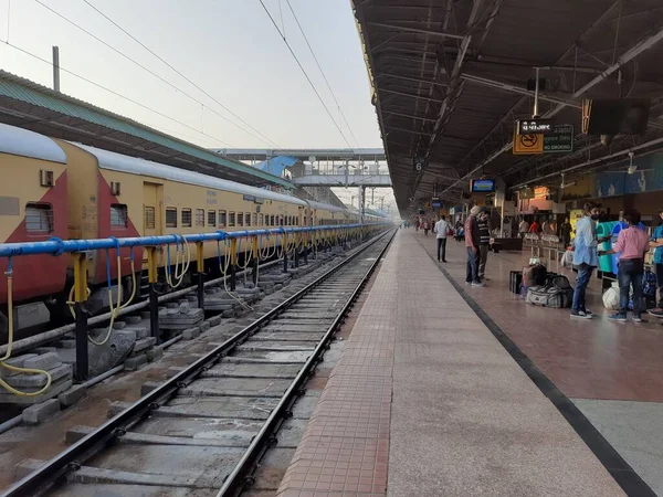 Bangalore Karnataka India Apr 2021 Κλείσιμο Του Σιδηροδρομικού Σταθμού Yesvantpur — Φωτογραφία Αρχείου