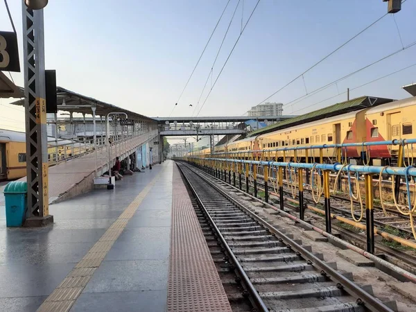 Bangalore Karnataka India Abr 2021 Primer Plano Estación Tren Yesvantpur — Foto de Stock