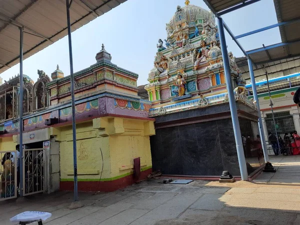 Doddaballapur Karnataka Inde Apr 2021 Gros Plan Magnifique Temple Shri — Photo