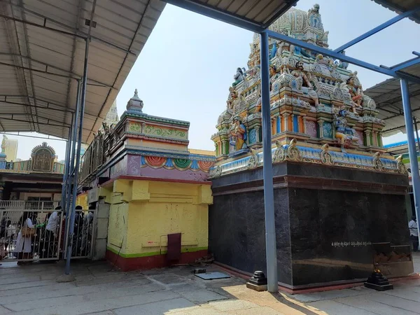 Doddaballapur Karnataka Inde Apr 2021 Gros Plan Magnifique Temple Shri — Photo