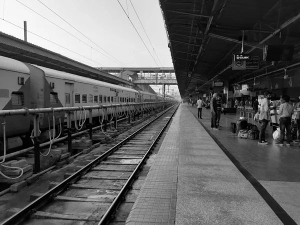 Bangalore Karnataka India Apr 2021 Primo Piano Della Stazione Ferroviaria — Foto Stock