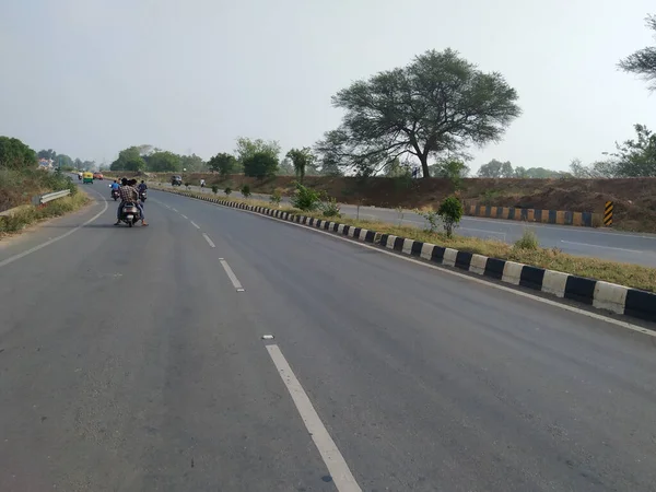 Doddaballapura Karnataka Indien Apr 2021 Nahaufnahme Der Schönen Doddaballapura Road — Stockfoto