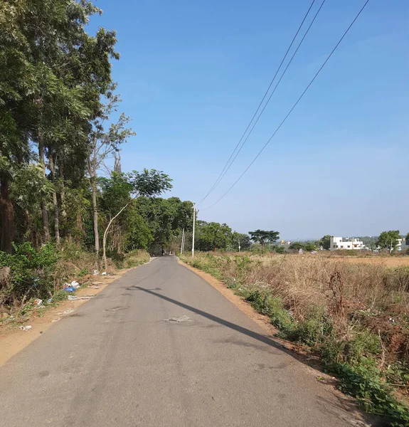 Bangalore Karnataka India Mayo 2021 Primer Plano Las Hermosas Carreteras —  Fotos de Stock