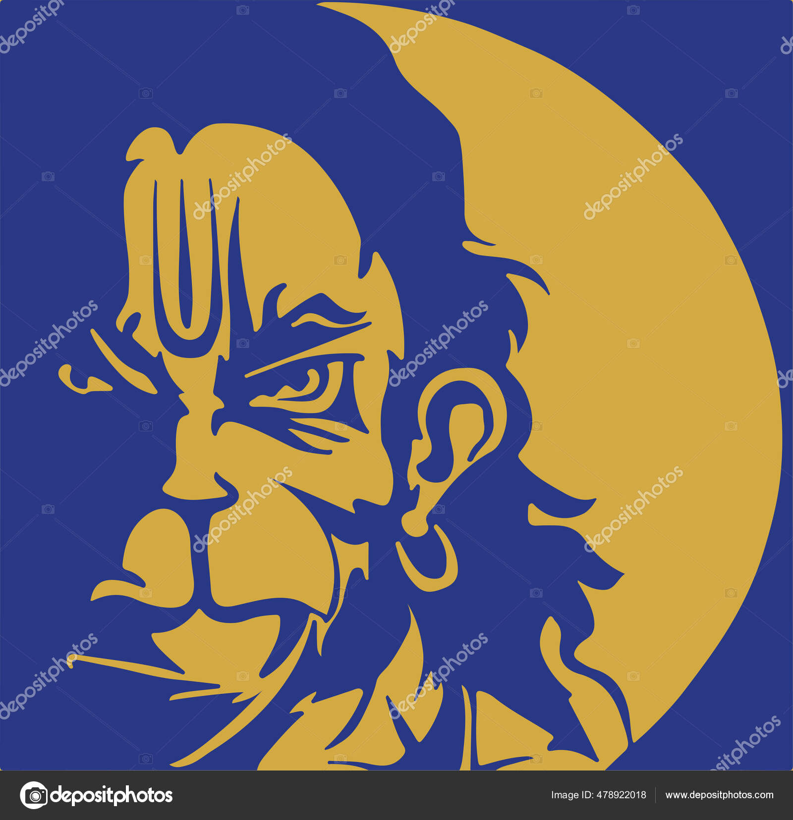 Monkey Hanuman Hand Drawing Stock Illustration - Download Image Now -  Ancient, Animal, Animal Body Part - iStock