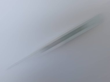 Soyut yüzey hareketinin yakın çekimi beyaz arkaplanda mavi ve gri geçiş veya eğim çizgileri bulanıklaştırdı