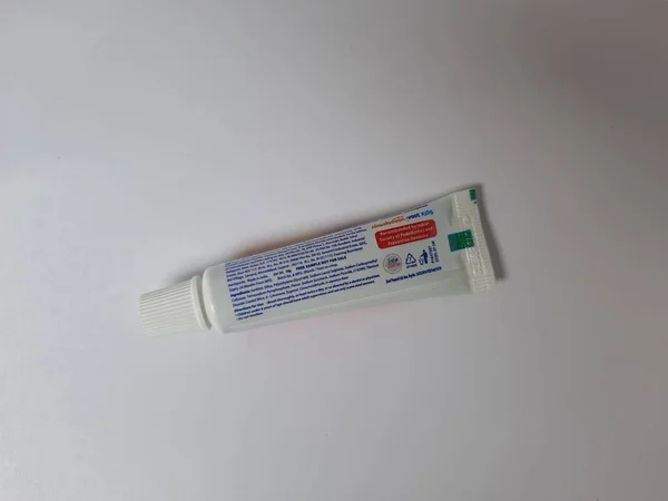 Bangalore Karnataka India Jul 2021 Closeup Colgate Anticavity Toothpaste Kids — Stock Photo, Image