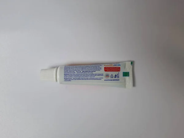 Bangalore Karnataka India Jul 2021 Closeup Colgate Anticavity Toopaste Kids — 스톡 사진