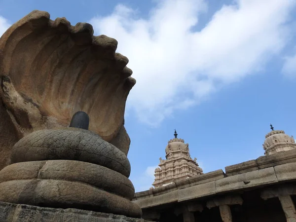 Нага Лінгам Лепакші Хіндупур Прикрашений Чудовим Каменем — стокове фото
