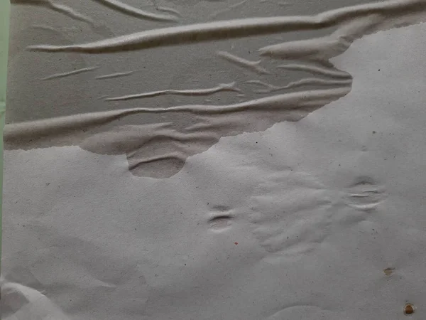 Penutup Dari Air Putih Drop Keriput Basah Latar Belakang Kertas — Stok Foto