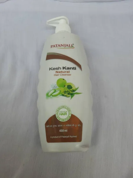 Bangalore Karnataka India Aug 2021 Patanjali Kesh Kanti Hair Cleanser — Stockfoto