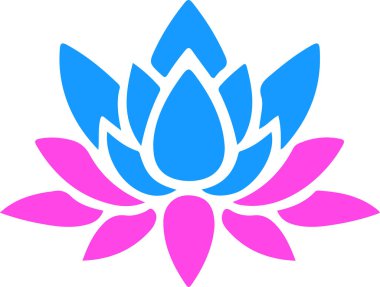 Ünlü nilüfer çiçeği taslağı ve silüet düzenlenebilir resimlerinin çizimi veya çizimi