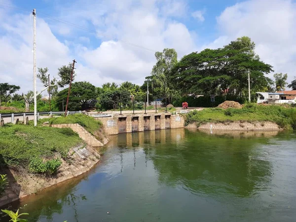 Mandya Karnataka Indien Sep 2021 Vacker Utsikt Över Kaveri Floden — Stockfoto