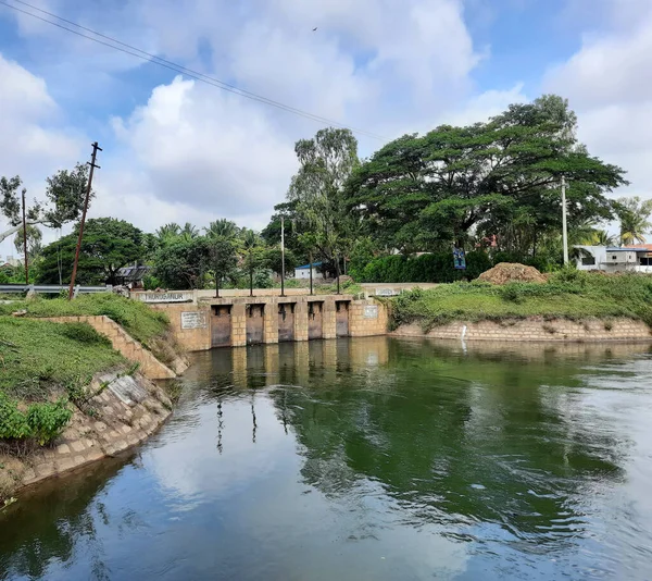 Mandya Karnataka India Sep 2021 Όμορφη Θέα Του Ποταμού Kaveri — Φωτογραφία Αρχείου