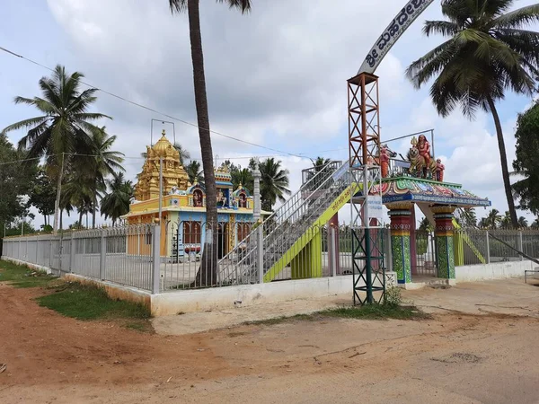 Mandya Karnataka Indien Sep 2021 Närbild Vackra Guden Man Mahadeshwara — Stockfoto