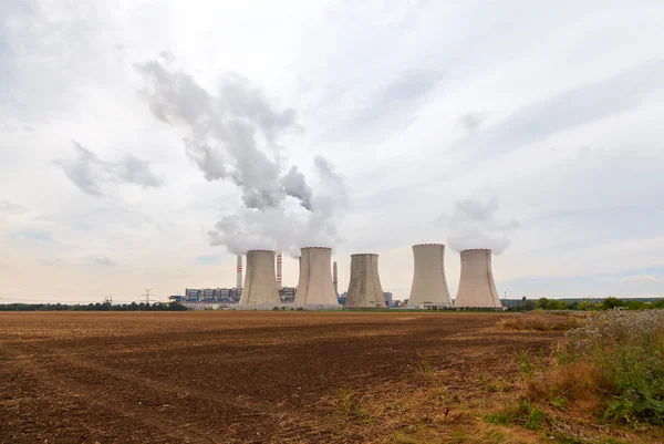 Centrale termoelettrica, Repubblica Ceca — Foto Stock