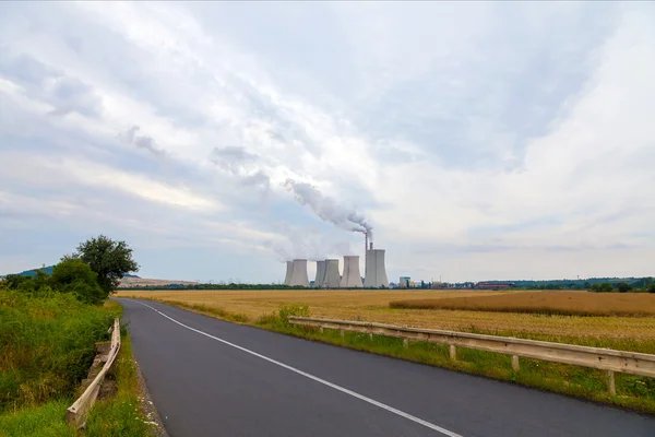 Central nuclear — Foto de Stock