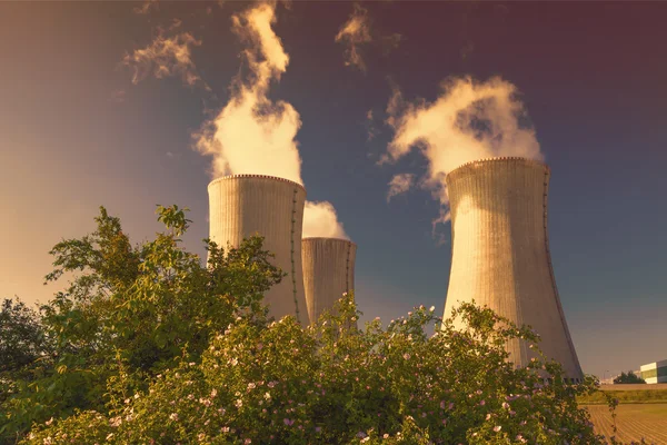 Nuclear power plant Dukovany in Czech Republic Europe — Stock Photo, Image